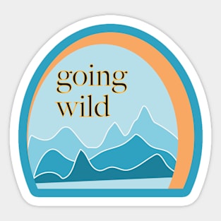 Going Wild Sticker